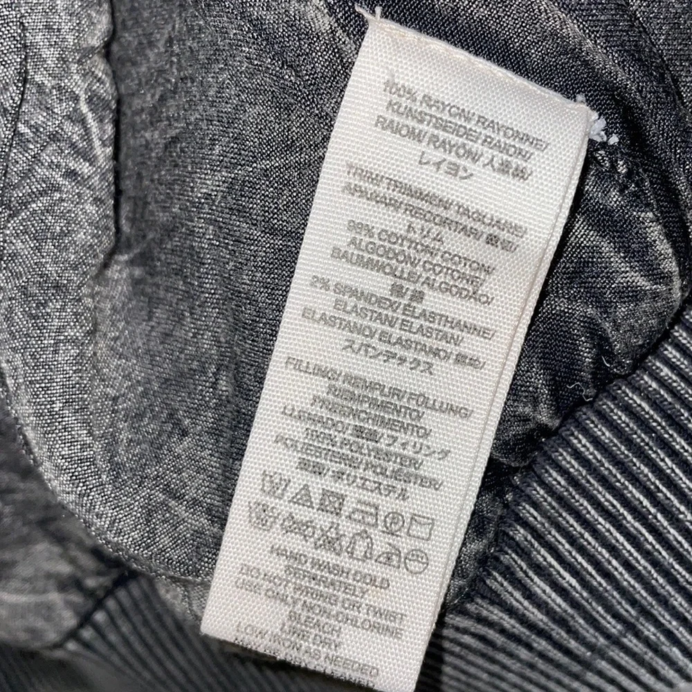 Free People Black and Cream Bomber Jacket - Picture 14 of 14